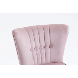 Audrey Slipper Chair Pink